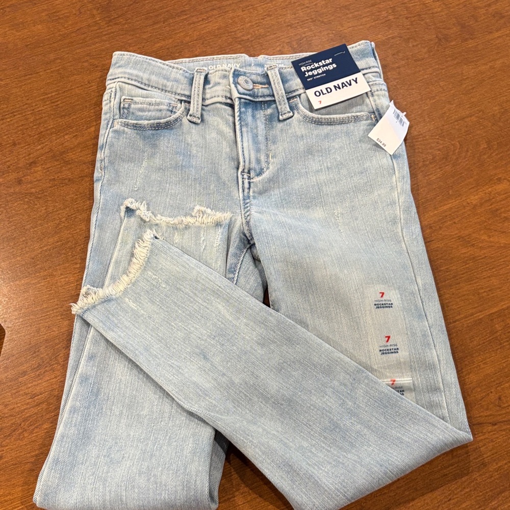 NWT Old Navy Women's Light Blue Rockstar Jeggings